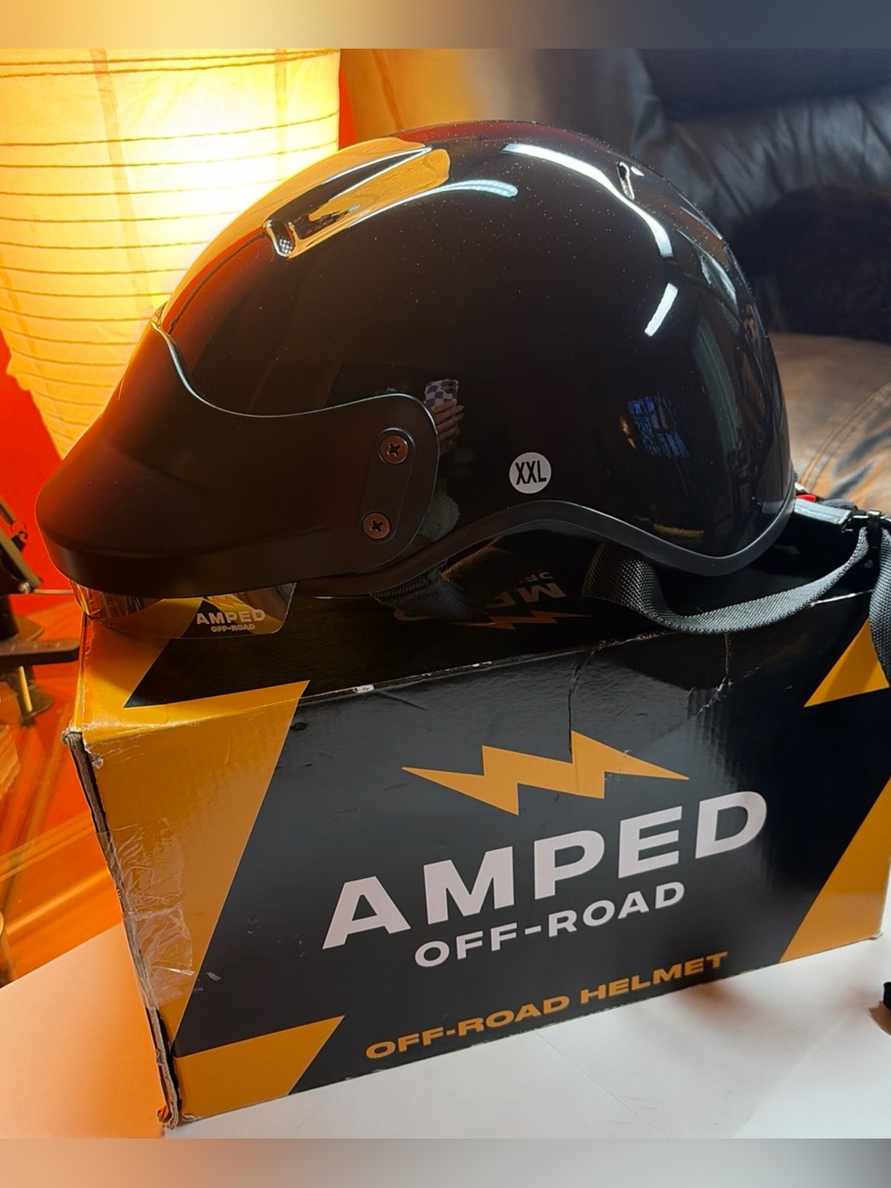 Amped Off Road Dot UTV Open Face Helmet Size XXL